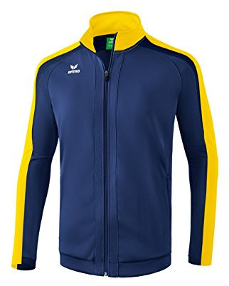 ERIMA Kinder Jacke Liga 2.0 Trainingsjacke, new navy/gelb/dark navy, 164, 1031805