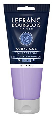 Lefranc Bourgeois Fine Acrylic Colore Acrilico, Viola (Pale Violet), 200 ml
