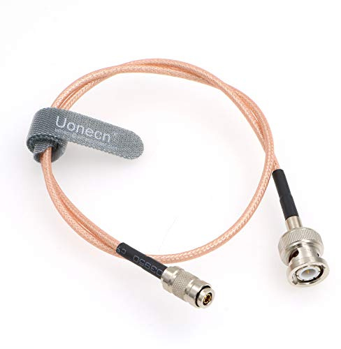Uonecn HD SDI BNC RG179 a DIN 1.0/2.3 Mini BNC 75ohm Cavo Video Coassiale RF per Blackmagic HyperDeck Shuttle 50CM