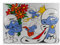 Glanzbilder EF 7079 Schlümpfe Schlumpf Blumenschlumpf blau weiß Posiebilder Deko GWI 708