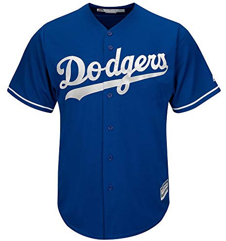 Majestic Los Angeles Dodgers L.A. Cool Base MLB Trikot Jersey Alternate blau (S)