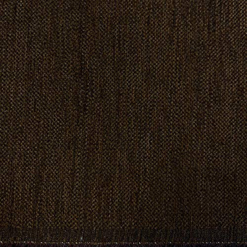 Kt KILOtela - Dekostoff, Polsterstoff, Möbel Bezugsstoff, Doppelseitiges Chenille, Polsterung für Stühle, Sofas, Möbel, 320 gr/m², 100 cm Länge x 280 cm Breite, Dunkelbraun - 1 Meter