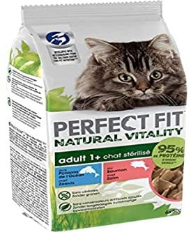Natural Vitality Frischebeutel für ausgewachsene Katzen, sterilisiert – Vollnahrung ohne Getreide, 12 Stück, 6 x 50 g, 72 Beutel