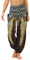 Nuofengkudu Damen Hippie Harems Hose Pumphose Haremshose Aladdinhosen Boho Gemustert Gesmockte Taille mit Taschen Yogahose Freizeithose Sommerhose Strandhose(Y-Muster I,One Size)