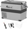 Alpicool CF45 45L Auto-Kühlschrank, tragbarer Auto-Kühlschrank, Gefrierschrank, 12/24 V, Wohnmobil, Boot, Gleichstrom, elektrischer Kühler für Camping, Fahren, Picknick