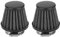 ETOPARS 2 X Nero Filtro Aria Moto Universale Kit Filtro Aspirazione Aria Moto 34mm 35mm 46mm Morsetto Fredda Induzione Filtro dell'Aria Cono Moto Scooter