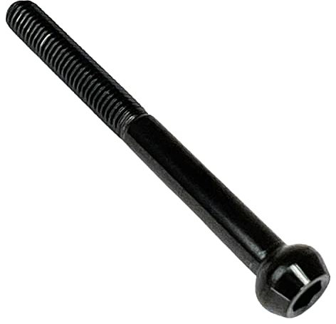 F26 Titan Kugelkopf Schraube Sattelstütze M5 (Schwarz, 50mm)