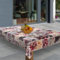 laro Wachstuch-Tischdecke Abwaschbar Garten-Tischdecke Wachstischdecke PVC Plastik-Tischdecken Eckig Meterware Wasserabweisend Abwischbar, Muster:Macarons Rose Rot, Größe:110x200