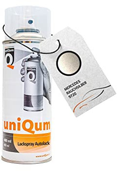 uniQum Autolack Spraydose fürs Auto für MERCEDES RAUCHSILBER 9720 Autolack Reparatur 400 ml