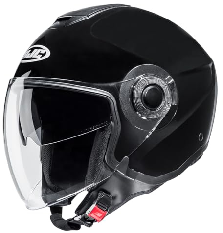 HJC, Motorrad-Jethelm i40N Schwarzes Metall, S