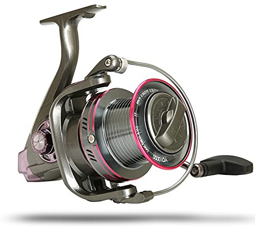 YIWENG Moulinet de Pêche en Rotation Série 9000-12000 Puissant à Longue Coulée Pour la Mer et la Carpe