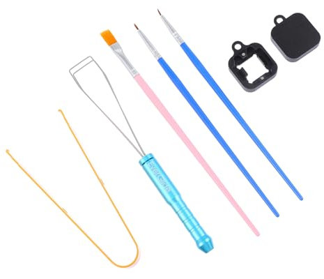 PartyKindom 1set Mechanical Keyboard Puller Kit Tool Key Puller Brush and Accessories for Cleaning Repairing and Upgrading Keyboards Essential