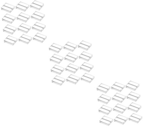 TEHAUX 36stücke Transparente Acryl Tischkartenhalter Teiliges Stabiler Namensschild- Für Hochzeit Restaurant Buffet Veranstaltungen Modernes Design Für Elegante Präsentation