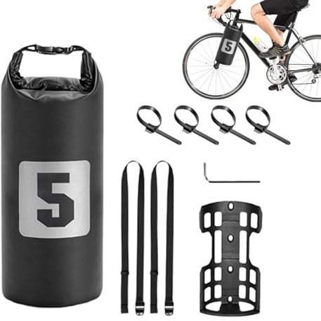 Fahrrad-Gepäckträgertasche, Fahrradgabeltasche – Fahrradtasche – Fahrradtasche mit tragbarer Halterung, wasserdichte Tasche mit robuster Gabel, wasserdichte Fahrradtasche für Fahrräder