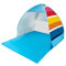 AKTIVE Tienda Playa, Pop up, 140 x 160 x 110 cm, 2 Personas, Protección UV50, Mosquitera Trasera, Columna Agua 300 mm, Poliéster, Bolsa de Transporte, Carpas Plegables (62378)