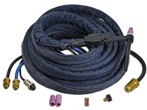 RIVERWELD WP-20F SR-20F WIG-Schweißbrenner komplett Mit flexiblem Kopf