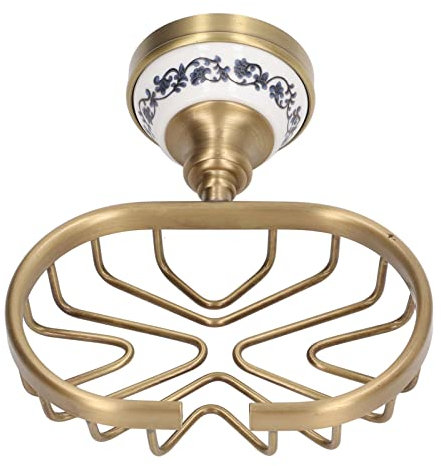 Seifenhalter, Bar-Seifenhalter, hohles Design, wasserdicht, Wandmontage, Antik-Multi-Kupfer, Seifenhalter für Dusche für Badezimmer, Küche