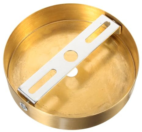 SEWOART Deckenabdeckplatte Aus Kupfer Für Wohnzimmer-kronleuchter Und Wandleuchten Retro-stil Baldachin Für Beleuchtungsaccessoires Einfache Diy-montage Ohne Werkzeuge