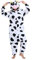 LABULA Tieroutfit Cosplay Jumpsuit Pyjamas Unisex Erwachsene Tierkostüme,Cow,M