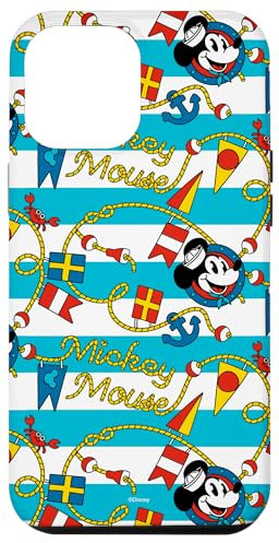iPhone 12 Pro Max Disney Cruise Sailor Mickey Mouse Nautical Ropes and Flags Case