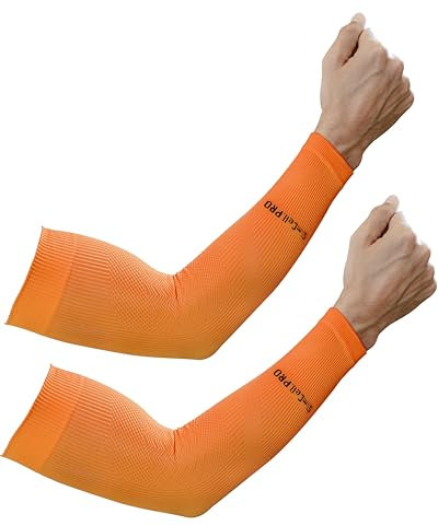 SLIMCELL PRO Mangas Para Brazos Deportivos Unisex ANTI UV - Manguitos Running, Manguitos Ciclismo, Manguitos Voleibol, Manguitos Bicicleta, Manga Compresion Brazo, Manga Baloncesto - Made In Italy