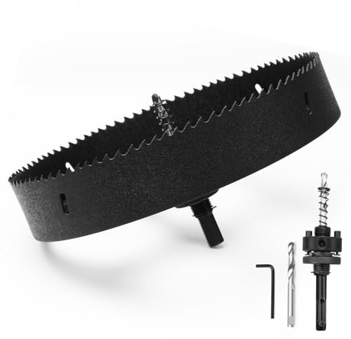 Seghe a tazza da 240 mm, bimetallica con attacco SDS-plus e codolo esagonale, corona per legno, rigips, metalli sottili, plastica