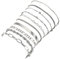 LQIOACU Armband Damen Edelstahl Ketten Armbänder Set Armbander Twist Schlange Armkette Damen Verstellbar Armband Set Charm Armband Silber Armband für Damen Frauen, 10 Stück