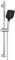 Lonheo Columna de Ducha sin Grifo, Barra Ducha de Acero Inoxidable 70cm, 3 Funciones Alcachofa con 1,5m PVC Manguera, Compatible con Agujeros Existentes de Montaje, Cromo