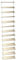 Decorative Ladders for Home Decor, 3.3ft Wooden Fairy Garden Ladder with Rope, Plants Decor for Indoor, Outdoor, Decorative Ladder