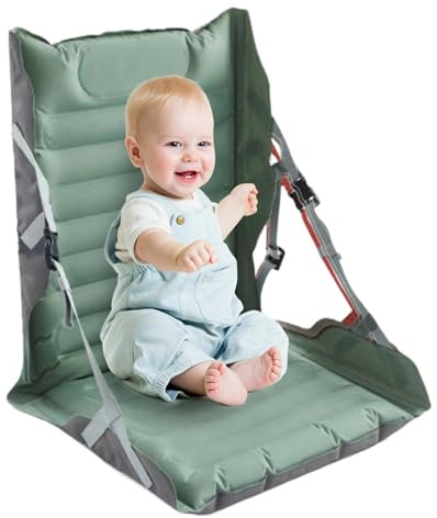 yakermur Aufblasbares faltbares Sitzkissen – Aufblasbarer Sitz mit Rückenlehne – Ergonomisches aufblasbares Bodenstuhlkissen für Reisen, Wandern, Sport, Strand, Angeln, Camping