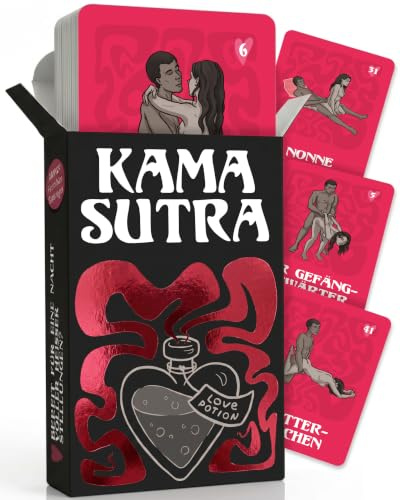 Kamasutra Sexspiel, Sex Spielzeug für Paare, Erotisches Sexspielzeug ab 18 | Sex-Kartenspiel zu Zweit, Erotikspiele Erwachsene, Pärchen Karten Spiele, Sexy Partner Geschenke, Couple Toys, Valentinstag
