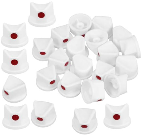 Toddmomy 25 pièces Capuchons de Buse pour Bombe Aérosol Étanches et Faciles à Installer Embouts de Rechange pour Peinture Spray Adaptés Aux Artistes Graffiti et Bricoleurs