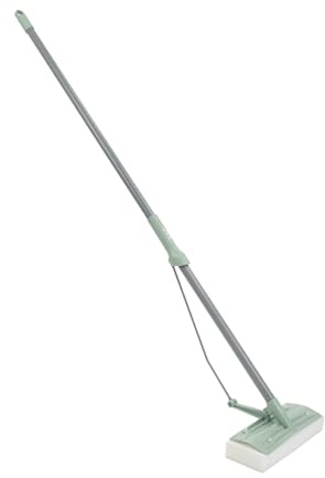 JVL Sponge Floor Mop with Absorbent Head – Grey Squeeze Mop