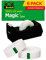 Scotch Brand Magic Tape mit schwarzem Spender, viele Anwendungen, unsichtbar
