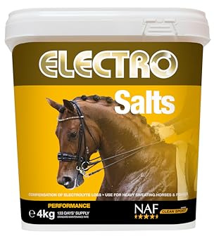 NAF Electro Salts 1kg – Fast-Acting Electrolyte Supplement for Horses – Replenishes Salts Lost Through Sweat – Supports Hydration, Recovery & Performance