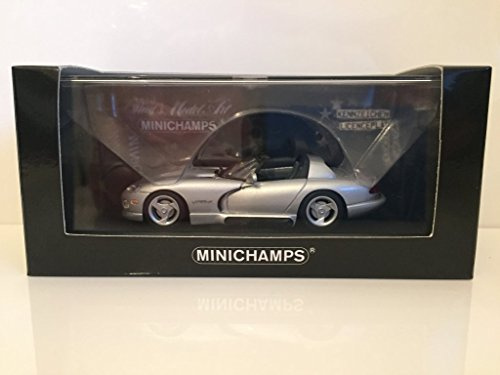MINICHAMPS 430144034 - Dodge Viper Cabriolet, Maßstab: 1:43, Silber
