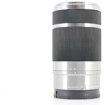 Sony E 55-210mm F4.5-6.3 OSS (SEL55210) Original Lens (Silver) (Telephoto Zoom For Sports Photography)