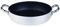 Pentole Agnelli ALSA110S40 Tegame con Maniglie, Alluminio, Nero, 40 cm