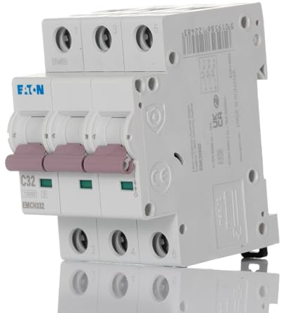 Eaton EMCH Miniaturüberlastschalter Typ C, Pol 3-polig 32A 240V ac, Abschaltvermögen 10 kA MEM Shield 48 V dc