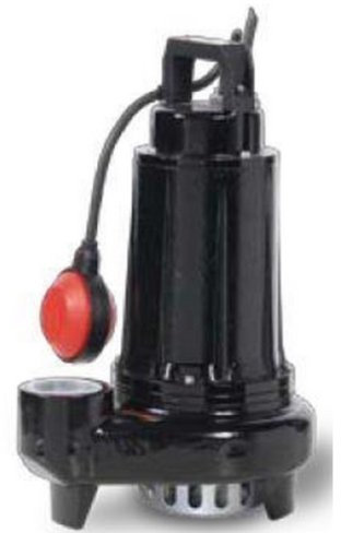 Elettropompa professionale immersione modello ALPHA monofase. Pompa sommersa 230 volt varie potenze con o senza galleggiante.(Alpha 3 (1hp) senza galleggiante)