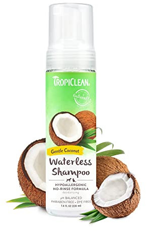 Tropiclean droogshampoo Hypoallergen voor honden 220 ml.