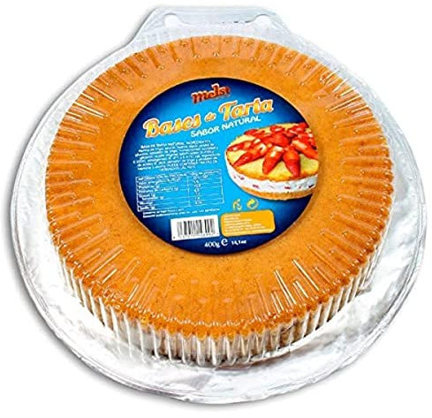 Bases De Tarta Redonda 400G Mels