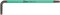 Wera 967 SL Torx HF Winkelschlüssel Multicolour mit Haltefunktion, TX 9 x 79 mm, Wera 05024171001