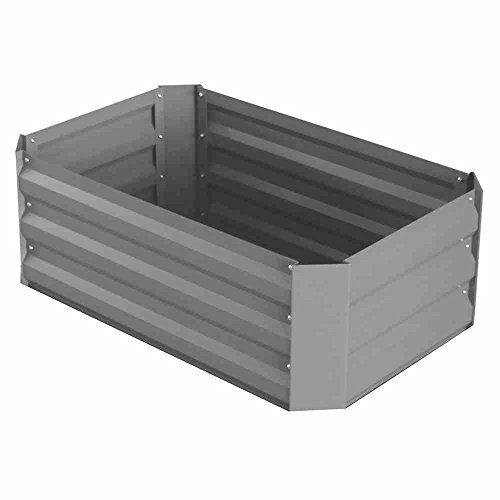 Siena Garden Hochbeet, ohne Boden, 120x90x30cm, grau, 557075