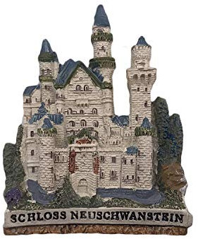 Neuschwanstein Deutschland 3D Kühlschrankmagnet Touristische Souvenirs Harz Magnetische Aufkleber Kühlschrankmagnet Home & Kitchen Dekoration aus China
