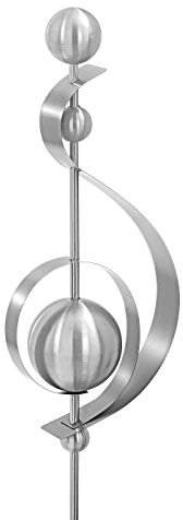 Dehner Deko Skulptur Klefo, ca. 67 x 19 x 10 cm, Edelstahl, Silber