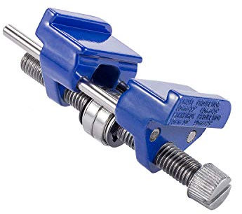 Chefic Schleifhilfe, Schärfen und Setzmaschine – passend für Meißel 0,4 cm ~ 4,3 cm, passend für Hobelmesser 3,6 cm ~ 7,6 cm (blau).