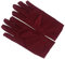 MoreChioce 10 Paar Handschuhe Baumwolle Weiß Weiss Baumwollhandschuhe Arbeitshandschuhe 8.66 Zoll Lange Handschuhe für Schmuck Inspektion, Tägliche Arbeit,Wein Rot