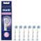 Oral-B Sensitive Clean Electric Toothbrush Head with Clean & Care Technology, Extra Soft Bristles for Gentle Plaque Removal, Pack of 6, White
