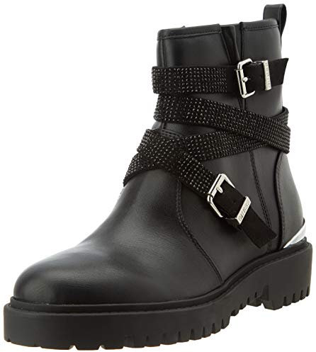 Guess ORNINA/Stivaletto, Piattaforma Donna, Nero, 36 EU